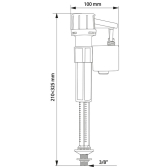 FB50TL3, robinet flotteur alimenation basse servo-valve