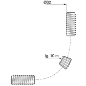 Gaine spiralée Ø32 mm