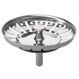 Panier pour bonde d'évier Ø90 mm (grès, synthèse, inox)