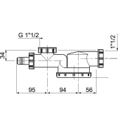 WIRQUIN - Siphon de lavabo extra plat 64mm sous évier Réf