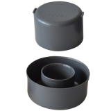 Godet + cloche pour bonde extraplate