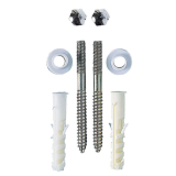 Fixations l.100 mm pour lavabo