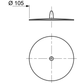 FRISBY, bouchon universel pour baignoire, lavabo et évier