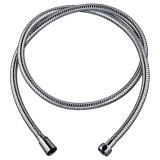 METAL POWER, flexible de douche en inox chromé