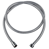 METAL POWER PLUS TWIST, flexible de douche en inox chromé