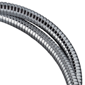 METAL POWER PLUS TWIST, flexible de douche en inox chromé