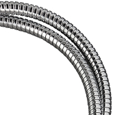METAL STRETCH, flexible de douche en inox chromé