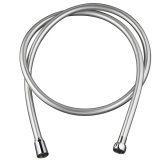 PVC SILVER TWIST, flexible de douche en PVC lisse