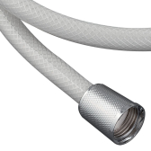 PVC LISSE BLANC, flexible de douche en pvc lisse