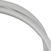 PVC LISSE BLANC, flexible de douche en pvc lisse