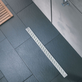EXPRESS'EAU, caniveau de douche à l'italienne grille trait