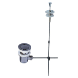 WIRQUIN SP174 Bonde de lavabo à fermeture à bouchon - Ø40 mm