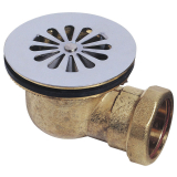 Bonde de douche pour receveur sortie horizontale