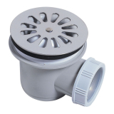 Bonde de douche pour receveur sortie horizontale