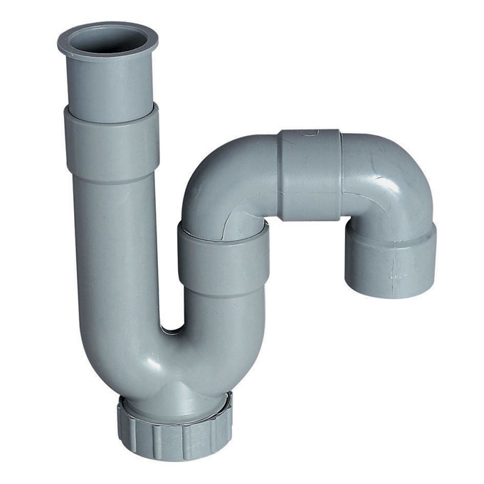  Siphon  de lavabo   sortie horizontale ou verticale Wirquin