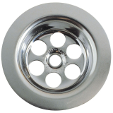 Grille inox ronde creuse Ø70 mm pour baignoire
