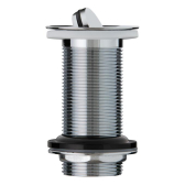 Bonde à clapet rotatif sans trop-plein pour vasque sur plan