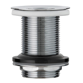 Bonde de lavabo à écoulement libre grille incurvée