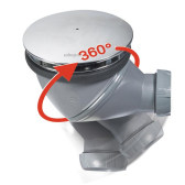 JAMES, bonde de douche pour receveur D90