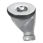 JAMES, bonde de douche avec grille ABS chromé pour receveur D90