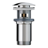 Bonde de lavabo Quick-Clac hauteur 100 mm avec trop-plein