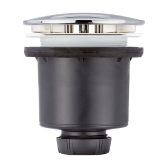 TOURBILLON, bonde de douche dôme ABS, sortie verticale pour receveur Ø90 mm