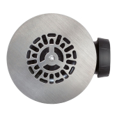 TOURBILLON, bonde de douche grille plate inox brossé, sortie horizontale pour receveur Ø90 mm