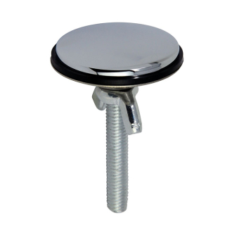 Cache-trou en laiton chromé Ø43 mm, tige Ø7 mm