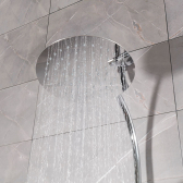 MILANO COMFORT, colonne de douche à mitigeur thermostatique en laiton avec sécurité à 38°