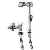 WC SHATTAF, combiné wc 1 jet chromé