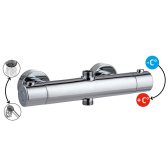 VERONA COMFORT, colonne de douche avec mitigeur thermostatique