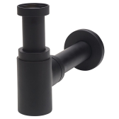 LINÉIS MINI, siphon de lavabo design en laiton chromé