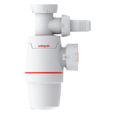WIRQUIN NEO, siphon de lavabo avec prise machine à laver