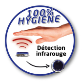 WC TRONIC2, mécanisme de wc double chasse