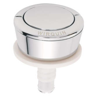Bouton simple poussoir pour mécanisme de wc