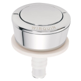Bouton simple poussoir pour mécanisme de wc