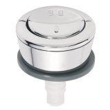Bouton double poussoir pour mécanisme de wc