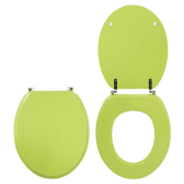 VERT ANIS, abattant WC Woody en bois compressé