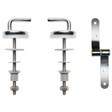 Charnière inox et visserie pour abattant WC                     