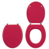 FRAMBOISE, abattant WC Woody en bois compressé