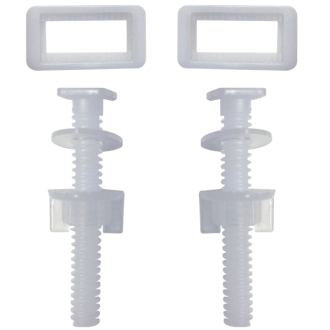 Ensemble fixation plastique pour abattant wc