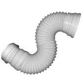 Pipe wc extensible push-fit ou à coller