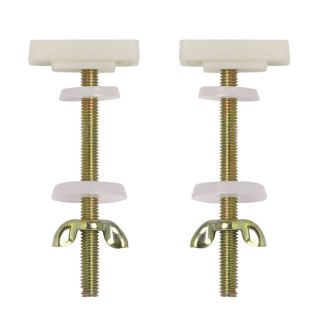 Ensemble fixation pour bois pressé pour abattant wc