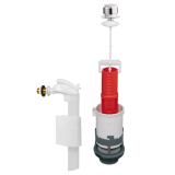 MX2+F90, mécanisme de wc simple chasse à tirette + robinet flotteur servo-valve latéral