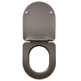 TAUPE, abattant WC Amiral en thermodur