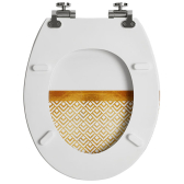ART DECO CHIC, abattant WC  Diplomat en bois compressé