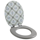 CARREAUX DE CIMENT, abattant WC Woody en bois compressé