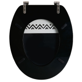ETHNIC, abattant WC Woody en bois compressé