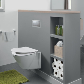 AMIRAL Blanc, abattant WC en thermodur