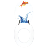 AQUARIUM, abattants WC Woody en bois compressé